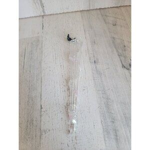 Acrylic spiral icicle glitter ornament Xmas decor